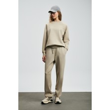 Lufian Cessıe Örme Kadın Eşofman Altı Bej