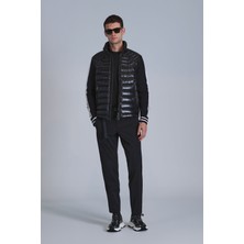 Lufian Snow Kaz Tüyü Erkek Mont Siyah