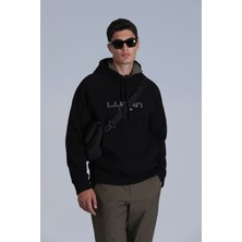 Lufian Brave Erkek Sweatshirt Siyah