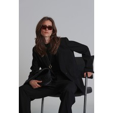 Lufian Sheldon Kadın Ceket Siyah