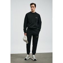 Lufian Sıgma Erkek Sweatshirt Siyah