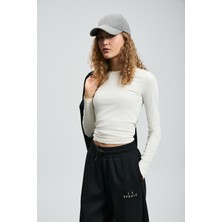 Lufian Amıra Kadın T- Shırt Kırık Beyaz