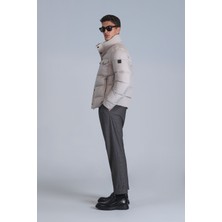 Lufian Genıus Kaz Tüyü Erkek Mont Bej