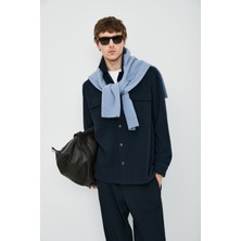 Lufian Ador Erkek Basic Gömlek Regular Fit Lacivert