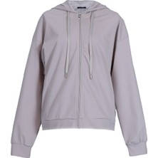 Lufian Brera Kadın Örme Sweatshırt Stone