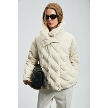 Lufian Monıca Kaz Tüyü Kadın Mont