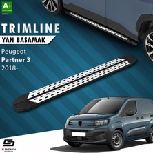 S-Dizayn Peugeot Partner 3 TrimLine Gri Yan Basamak 202 Cm 2018 Üzeri A+ Kalite