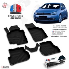 S-Dizayn VW Golf 6 4D Havuzlu Paspas 2010-2013 A+Kalite