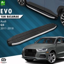 S-Dizayn Audi Q3 8U Evo Krom Yan Basamak 173 Cm 2011-2018 A+ Kalite