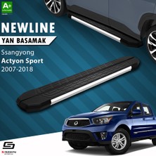S-Dizayn Ssangyong Actyon Sports NewLine Krom Yan Basamak 203 Cm 2007-2018 A+ Kalite