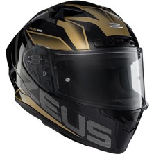Zeus ZS-826 Bk3 Gold Kapalı Kask (Pinlock Dahil)