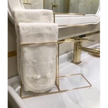 Şık Gold Metal Havluluk, Modern ve Dayanıklı Tasarım, Evinizde Zarafet Sağlar