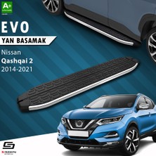 S-Dizayn Nissan Qashqai 2 Evo Krom Yan Basamak 173 Cm 2014-2021 A+ Kalite