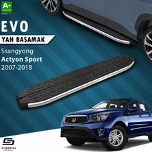 S-Dizayn Ssangyong Actyon Sports Evo Krom Yan Basamak 203 Cm 2007-2018 A+ Kalite