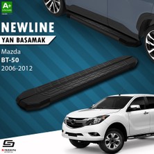 S-Dizayn Mazda BT-50 Pick-Up NewLine Siyah Yan Basamak 193 Cm 2006-2012 A+ Kalite