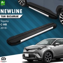 S-Dizayn Toyota C-HR NewLine Krom Yan Basamak 173 Cm 2016-2023 A+ Kalite
