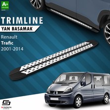 S-Dizayn Renault Trafic 2 Kısa Şase TrimLine Gri Yan Basamak 230 Cm 2001-2014 A+ Kalite