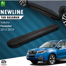 S-Dizayn Subaru Forester 4 NewLine Siyah Yan Basamak 183 Cm 2012-2019 A+ Kalite