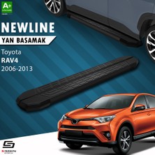 S-Dizayn Toyota Rav 4 3 NewLine Siyah Yan Basamak 163 Cm 2006-2013 A+ Kalite