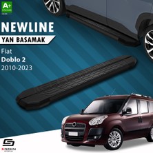S-Dizayn Fiat Doblo 2 NewLine Siyah Yan Basamak 193 Cm 2010-2022 A+ Kalite