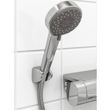 Pratik Duş Askısı, 5x5 Cm, Gümüş Renk, Hafif ve Dayanıklı Plastik Tasarım