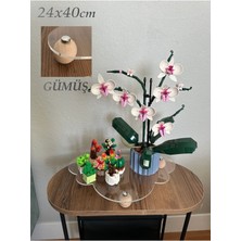 Ahşap ve Pleksi Malzemeli Top Ayaklı Şeffaf Düzenleyici ve Stand Modeli