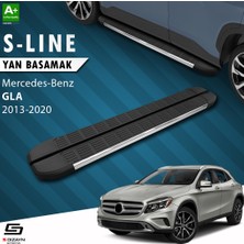 S-Dizayn Mercedes GLA X156 S-Line Krom Yan Basamak 183 Cm 2013-2020 A+ Kalite