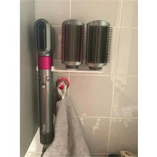 2 Slot Beyaz Tutucu Standı, Dyson Airwrap Için Şık ve Kullanışlı Aksesuar
