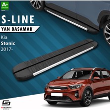 S-Dizayn Kia Stonic S-Line Aluminyum Yan Basamak 173 Cm 2017 Üzeri A+ Kalite
