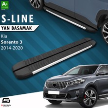 S-Dizayn Kia Sorento 3 S-Line Aluminyum Yan Basamak 183 Cm 2014-2020 A+ Kalite
