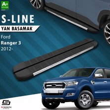S-Dizayn Ford Ranger 3 S-Line Krom Yan Basamak 203 Cm 2012-2022 A+ Kalite