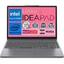 Lenovo Ideapad Slim 3 15IRH10 I5-13420H 40GB 512GB SSD 15.3" Wuxga Freedos Notebook 83K1004ETR 003