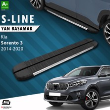 S-Dizayn Kia Sorento 3 S-Line Krom Yan Basamak 183 Cm 2014-2020 A+ Kalite