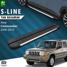 S-Dizayn Jeep Commander S-Line Aluminyum Yan Basamak 173 Cm 2006-2010 A+ Kalite