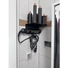 Siyah Dyson Airwrap Aksesuar Tutucu, Düzenli ve Şık Saklama Çözümü