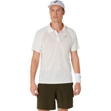 Asics Match Actibreeze Polo-Shirt Erkek White Traditional Kısa Kollu Tshirt 2041A365-100