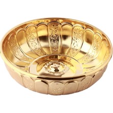 Altın Sarısı Osmanlı Motifli Hamam Tası, Şık ve Zarif Tasarım, El Işçiliği