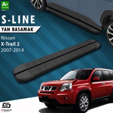 S-Dizayn Nissan X-Trail T31 S-Line Siyah Yan Basamak 173 Cm 2007-2014 A+ Kalite