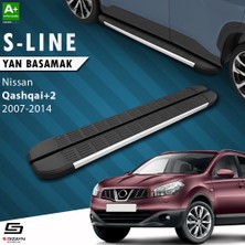 S-Dizayn Nissan Qashqai +2 S-Line Aluminyum Yan Basamak 183 Cm 2007-2014 A+ Kalite