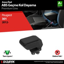 S-Dizayn Peugeot 301 Kol Dayama Kolçak Geçmeli ABS Siyah 2012-2017 A+Kalite