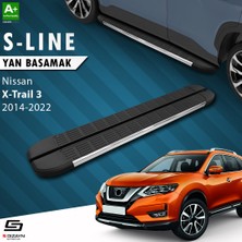 S-Dizayn Nissan X-Trail T32 S-Line Krom Yan Basamak 183 Cm 2014-2022 A+ Kalite