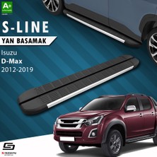 S-Dizayn Isuzu D-Max 2 S-Line Aluminyum Yan Basamak 203 Cm 2012-2019 A+ Kalite