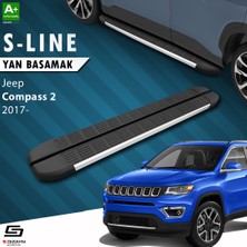 S-Dizayn Jeep Compass 2 S-Line Aluminyum Yan Basamak 173 Cm 2017 Üzeri A+ Kalite