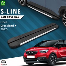 S-Dizayn Opel Crossland X S-Line Aluminyum Yan Basamak 173 Cm 2017 Üzeri A+ Kalite