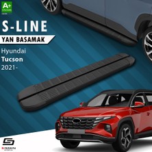 S-Dizayn Hyundai Tucson 4 S-Line Siyah Yan Basamak 173 Cm 2021 Üzeri A+ Kalite