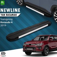 S-Dizayn Ssangyong Korando NewLine Aluminyum Yan Basamak 183 Cm 2019 Üzeri A+ Kalite