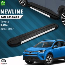 S-Dizayn Toyota Rav 4 4 NewLine Aluminyum Yan Basamak 173 Cm 2013-2017 A+ Kalite