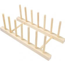 Kahverengi Çok Amaçlı Bambu Düzenleyici Stand