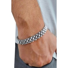 Rolexx Mascard Steel Jubelee Künye Kordon