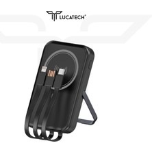 Lucatech iPhone 11 / 12 / 13 / 14 / 15 / 16 Pro Uyumlu 13.000 Mah 25W Magsafe Powerbank